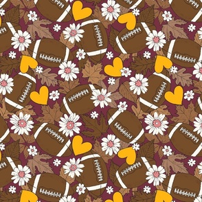 Football Fall and Florals Washington - large scale