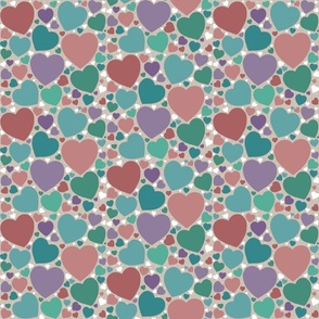 Pastel Hearts