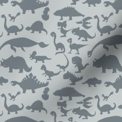 grey dinosaurs