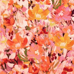 Fall Floral Abstract