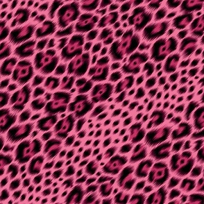 Luxury leopard skin vivid pink