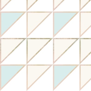 Geometric Elegant Pattern with Triangles Frame