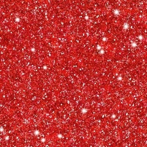 Solid Christmas Red Faux Glitter -- Solid Red Faux Glitter -- PartyGlitter wxg708 -- Glitter Look, Simulated Glitter, Valentine Red Glitter Sparkles Print -- 60.42in x 25.00in repeat -- 150dpi (Full Scale) 