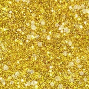 Mardi Gras Gold Glitter Baubles -- Solid Yellow Gold Faux Glitter -- PartyGlitter wxg706 -- Gold Glitter Look, Simulated Gold Glitter, Gold Glitter Sparkles Print -- 60.42in x 25.00in repeat -- 150dpi (Full Scale)