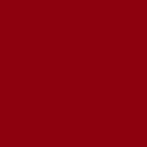 Dark Crimson Red Solid -- Solid Crimson Raspberry, Solid Deep Red Coordinate -- (HSV 8e000d)