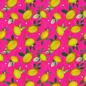 Neon Pink Fabric, Wallpaper and Home Decor