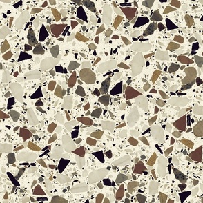 terrazzo warm hues