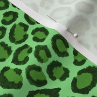 cheetah print - green