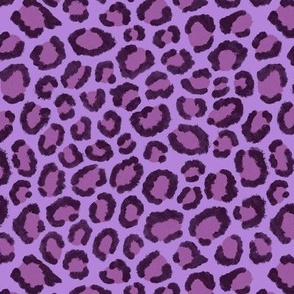 cheetah print - purple