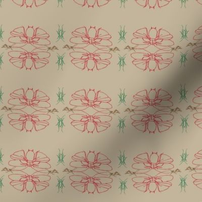 red-and-green-bug-pattern