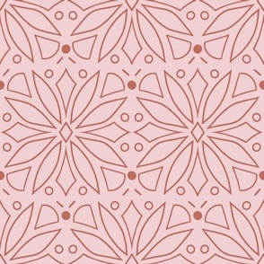 Geo Flower / pink