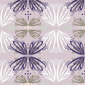 Flutter,  light lavendar
