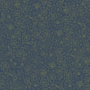 Olive Paisley Steel Back