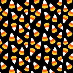 Candy Corn Allover Black