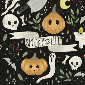 spooky life - new - black