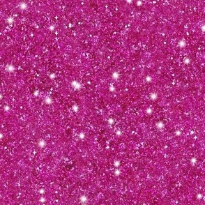 Solid Pink Magenta Faux Glitter -- Glitter Look, Simulated Glitter, Glitter Sparkles Print -- 60.42in x 25.00in repeat -- 150dpi (Full Scale)