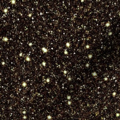 Solid Earthy Gold Black Faux Glitter -- Glitter Look, Simulated Glitter, Gold Brown Black Glitter Sparkles Print -- 60.42in x 25.00in   repeat -- 150dpi (Full Scale)