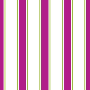 Pink and Green Stripes