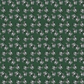 Tiny Dancing Zebras - Jade Green