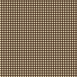 Fall Gingham-Dark Chocolate