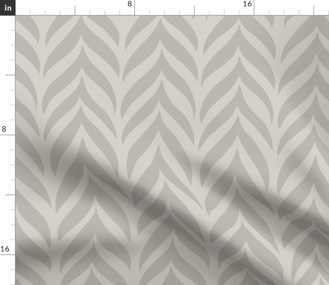 Graphic Chevron Two Tome Taupe