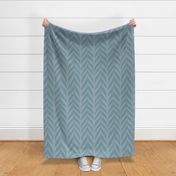 Graphic Chevron Two Tone Blue - Jumbo