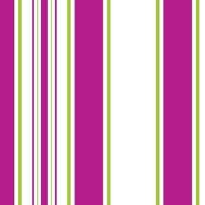 Pink and Green Stripes plus!