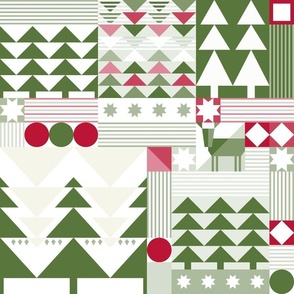 Geometric Woodland Christmas