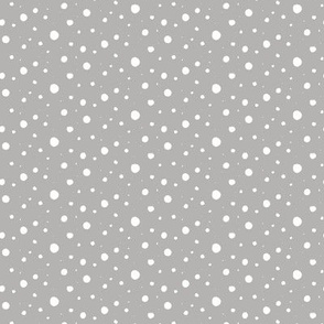 Snowballs on Gray