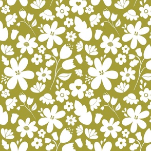 Celery White Floral