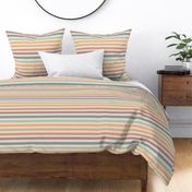 boho stripes fabric - cream