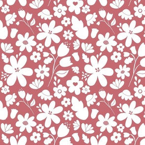 Watermelon White Floral