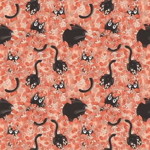 autumn-cats (mid scale) pink