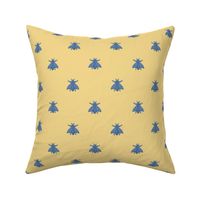 Napoleonic Bees ~ Provence Blue on Adolphous  