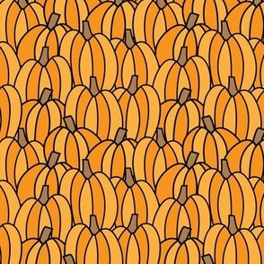 Orange pumpkins