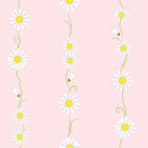 Happy Daisies-Vine Stripe