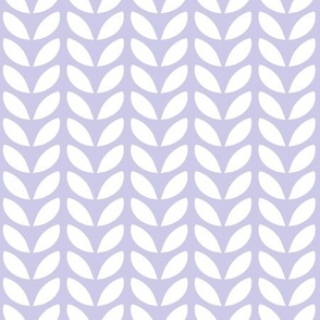 Autumn Leaves lilac blue reverse by Jac Slade