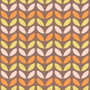 Autumn Leaves retro multi by Jac Slade