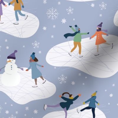 Ice Skaters - Winter Wonderland