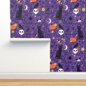 Spooky forest purple
