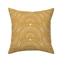 Rise And Shine - Boho Geometric Sun bleached Yellow Large Scale