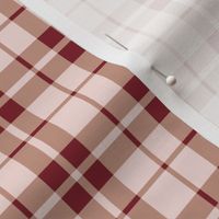 Into The Woods: Brown & Red & Pink Plaid