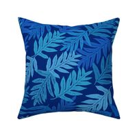 medium-Hawaiian Laua'e Fern overall -blue