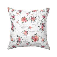 11” Scripture for Her- floral on white