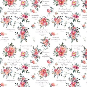 11” Scripture for Her- floral on white