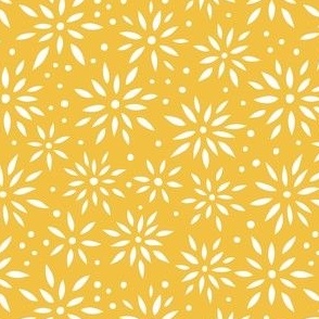 Flower Bursts - Mustard // Small