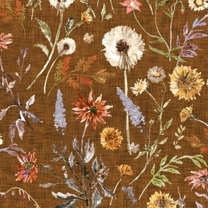 Wylde Flowers (rust/warm) MED 