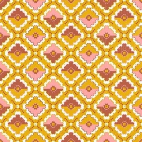 Yellow and pink pattern-nanditasingh