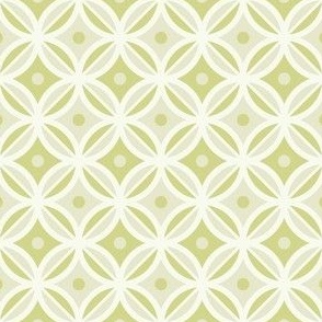 Modern Geometric - Small Scale Green