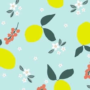 Citron Lemons and Blossoms 